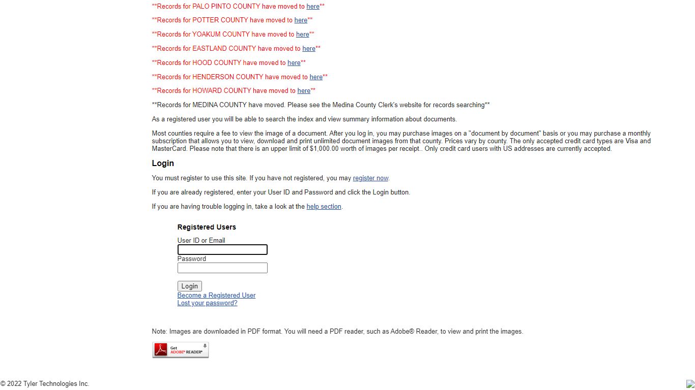 Login - County Government Records